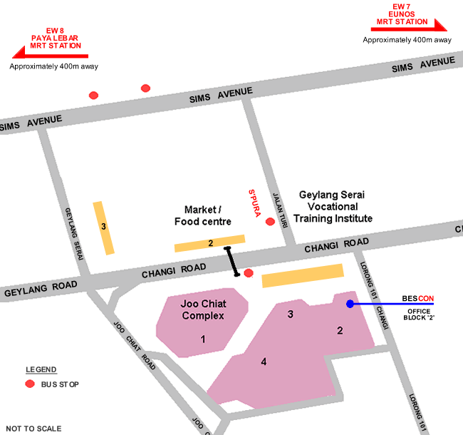 Location Map - not to scale